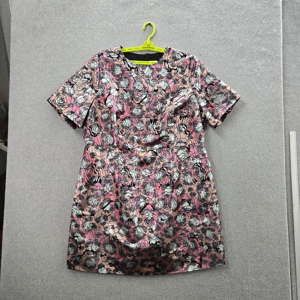 ASOS Pink Floral Asymmetrical Dress
